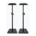 On Stage SMS7500B Wood Studio Height Adjustable Non-Slip Monitor Stands (2-Pack, Black)