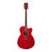 Yamaha FSC-TA-RR TransAcoustic Concert Cutaway Acoustic-Electric Guitar in Ruby Red