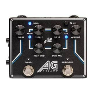 Aguilar Preamp or DI Pedal with 4-Band EQ, Foot-Switchable Broadband Deep, and Bright Controls