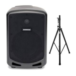 Samson Expedition Escape+ 50W Rechargeable Speaker System with Bluetooth and Tripod Speaker Stand