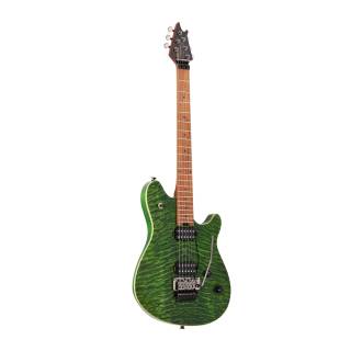 EVH Wolfgang WG Standard QM 6-String Electric Guitar (Right-Handed, Transparent Green)