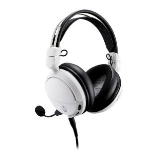 Audio-Technica ATH-GL3 High-Fidelity Closed-Back Gaming Headset (White)