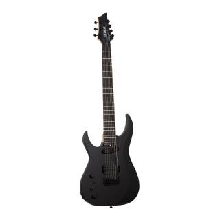 Schecter Sunset-7 Triad 7-String Electric Guitar with Ebony Fretboard (Left-Handed, Gloss Black)