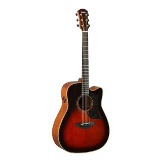 Yamaha A3M 6-String Folk Cutaway Acoustic-Electric Guitar (Right-Handed, Tobacco Brown Sunburst)