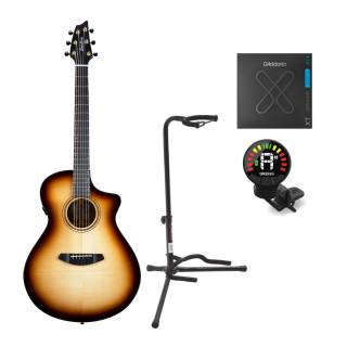 Breedlove Artista Pro Concert CE 6-String Acoustic Guitar (Burnt Amber) with Stand, Clip-On Tuner, and Strings-10427c7bf6bb1783.jpg