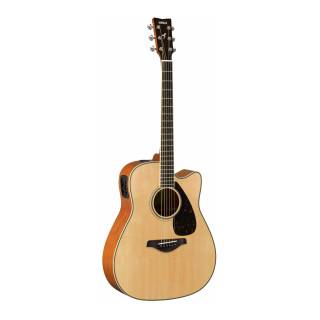 Yamaha FGX820C Folk 6-String Electric-Acoustic Guitar (Right-Hand, Natural)