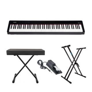 NuX NPK-10 88-Key Hammer-Action Portable Digital Piano with Adjustable Stand, Bench, and Pedal