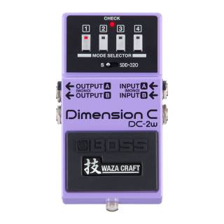 BOSS DC-2W Four Button Preset Versatile I/O Four Switches Status LEDs Waza Craft Dimension C Pedal