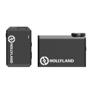 Hollyland LARK MAX Solo Wireless Mic System with MaxTimbre Mic Technology and Advanced ENC (Black)