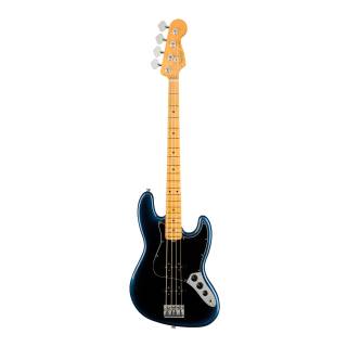 Fender American Professional II Jazz Bass 4-String Guitar with Maple Fingerboard (Dark Night)