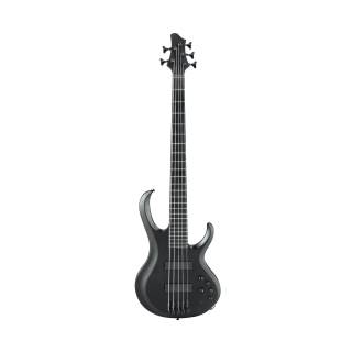 Ibanez BTB625EXBKF BTB Iron Label 5-String Electric Bass Guitar (Black Flat)