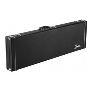 Fender Classic Series Wood Case - Mustang/Duo Sonic with Triple Chrome Plated Hardware (Black)