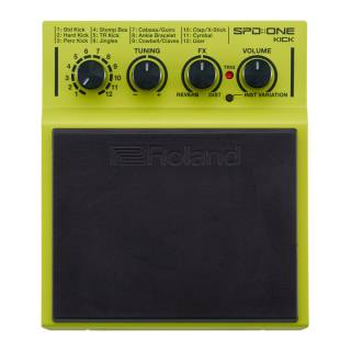 Roland SPD-One Kick Percussion Electronic Drum Pad with 22 Onboard Sounds and Runs on Batteries