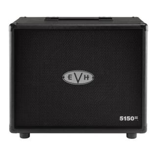 EVH 5150III 1x12 Inch Cabinet for Electric Guitar with a Silver EVH Logo Badge (Black)