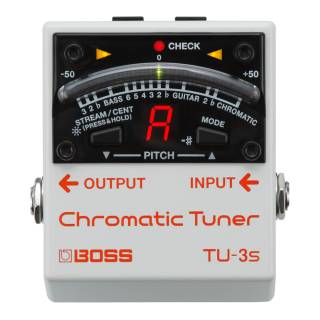 BOSS TU-3S Reliable Operation 21-Segment LED Meter Compact Chromatic Tuner for Use