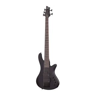 Schecter Stiletto Stealth-5 Bass Guitar (Satin Black)