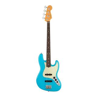 Fender American Professional II Jazz Bass 4-String Guitar with Rosewood Fingerboard (Miami Blue)