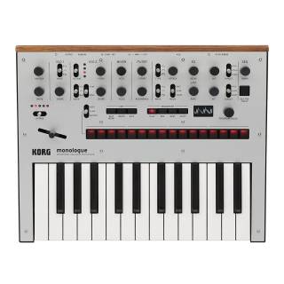 Korg Monologue Monophonic Analog Synthesizer with Presets-Silver (MONOLOGUESV)