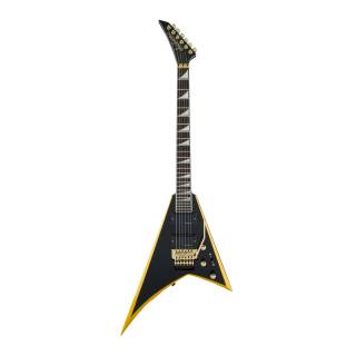 Jackson X Series Rhoads RRX24 6-String Electric Guitar (Right-Handed, Black with Neon Yellow Bevels)