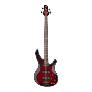Yamaha TRBX604FM 4-String Electric Bass Guitar (Dark Red Burst)