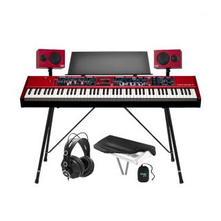 Nord Stage 4 88 88-Key Fully-Weighted Keyboard with Nord Piano Monitor V2 (Pair), Nord Music Stand, and Headphones-aea57573ae63c54c.jpg