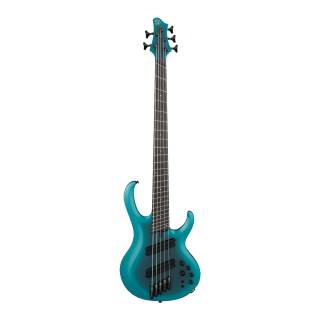 Ibanez BTB605MSCEM 5-String Elec Bass Guitar w/ Case - Cerulean Aura Burst Matte