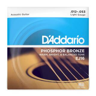 D'Addario EJ16 Phosphor Bronze Acoustic Guitar Strings
