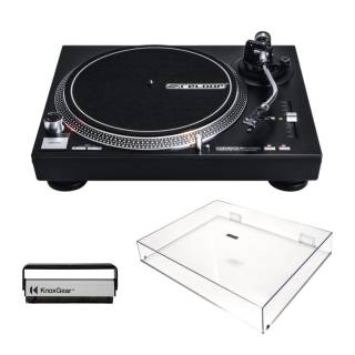 Reloop RP-4000 mk2 Direct Drive Turntable with Reloop Dust Cover and Record Brush