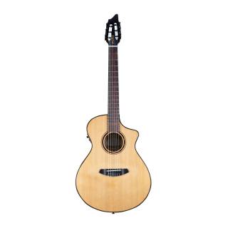Breedlove Pursuit Exotic S Concert 6-Nylon String Acoustic Electric Guitar (Natural Gloss and Amber)