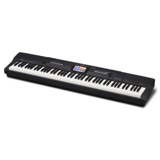 Casio PX-360BK 88-Key Digital Piano with Power Supply (Black, Large