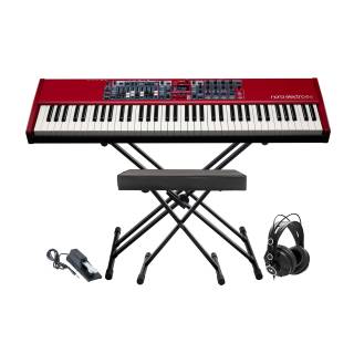 Nord Electro 6D 73 Key Semi-Weighted Action Keyboard with Headphones, Bench, Stand, and Sustain Pedal