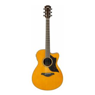 Yamaha AC1M Small Body Cutaway Acoustic-Electric Guitar (Right-Hand, Vintage Natural)