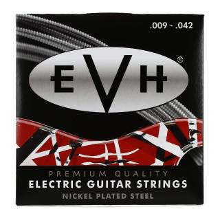 EVH Premium Nickel Plated Durable, Sweet Sounding and Smooth Electric Guitar Strings (.009 - .042)