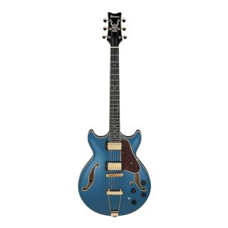 Ibanez AMH90PBM AM Series Artcore 6-String Elec Guitar - Prussian Blue Metallic