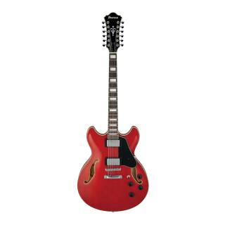 Ibanez AS Artcore 12-String Electric Guitar (Right-Handed, Transparent Cherry Red)