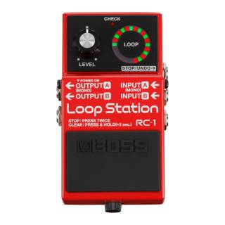 BOSS RC-1 Loop Station with Battery, AC Power, and Flexible External Foot-Switching Capabilities