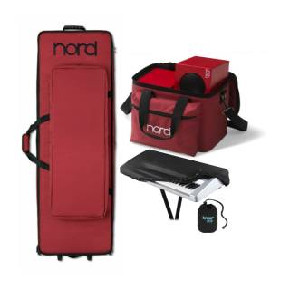 Nord Soft Case for Nord Grand Piano Bundle with Nord Soft Case for Nord Piano Monitors and Knox Gear Dust Cover