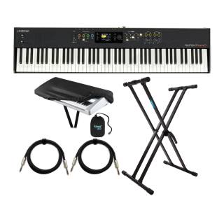 Studiologic Numa X Piano GT 88-Key Digital Piano with Hammer-Action Keys Bundle with Keyboard Stand