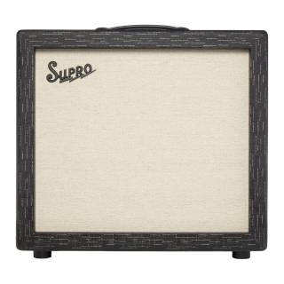 Supro 1732 Royale 75W 1x 2-Inch Extension Cabinet Amplifier with High-Power Driver (Black Scandia)