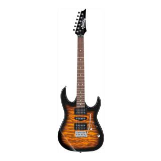Ibanez GRX70QA GIO 6-String Solid Body Electric Guitar (Right-Hand, Sunburst)
