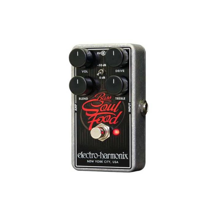 Electro-Harmonix Bass Soul Food Transparent Overdrive Bass Pedal W/ Power Supply