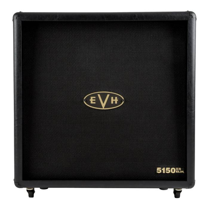 EVH 5150IIIS EL34 412ST 100W Straight-Front 4x12-Inch Celestion Speakers Extension Cabinet (Black)
