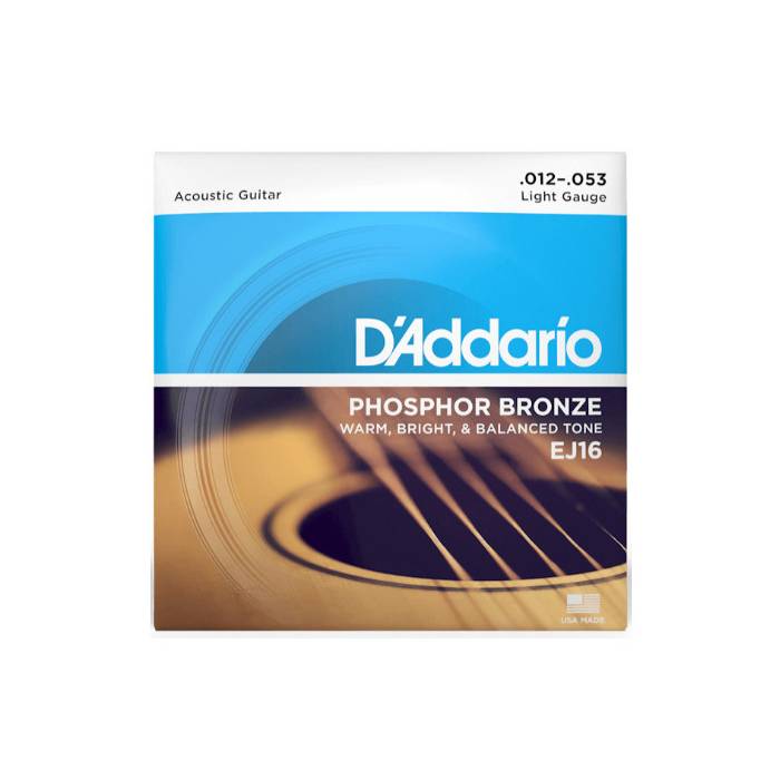 D'Addario EJ16 Phosphor Bronze Acoustic Guitar Strings
