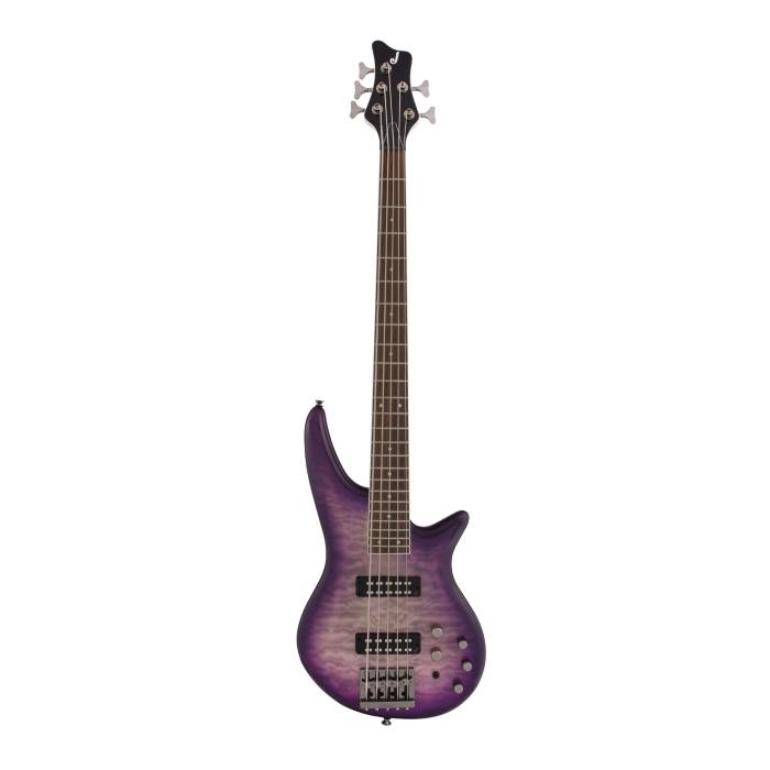 Jackson JS Series Spectra Bass JS3QV 5-String Electric Guitar (Right-Handed, Purple Phaze)