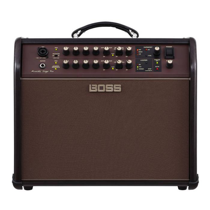 BOSS Acoustic Singer Pro 120-Watt Bi-Amp Acoustic Amplifier with Analog Input Circuits and 3-Band EQ