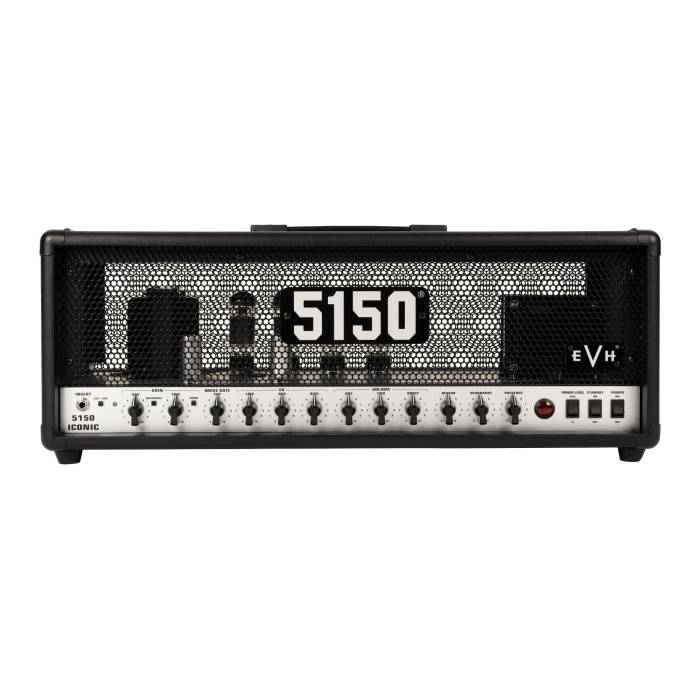 EVH 2257400010 5150 Iconic Series 80W Amplifier Head with Green and Red Channels (Black)