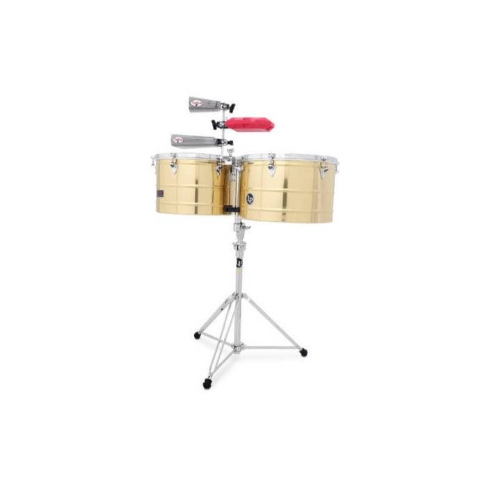 Latin Percussion LP1516S Thunder Timbales Standard (Stainless Steel)