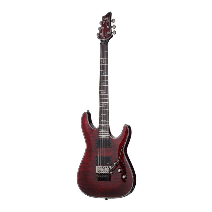 Schecter Hellraiser C-1 FR 6-String Electric Guitar (Right-Handed, Black Cherry)