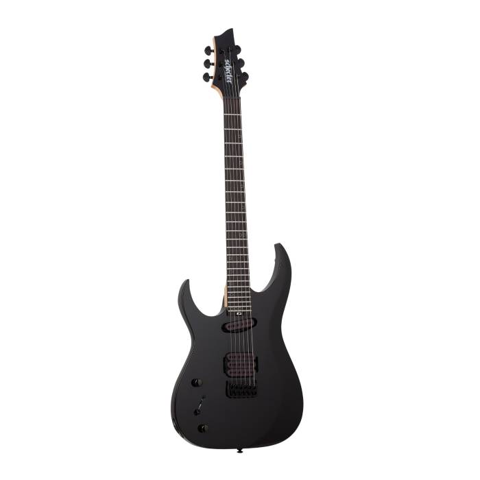 Schecter Sunset-6 Triad 6-String Electric Guitar with Ebony Fretboard (Left-Handed, Gloss Black)