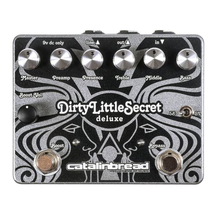 Catalinbread Dirty Little Secret Deluxe Foundation Overdrive Pedal with Exterior Toggle Switch
